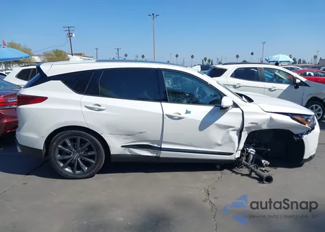 2025 Acura Rdx A-Spec Package z USA, uszkodzony, nr VIN 5J8TC2H63SL015894